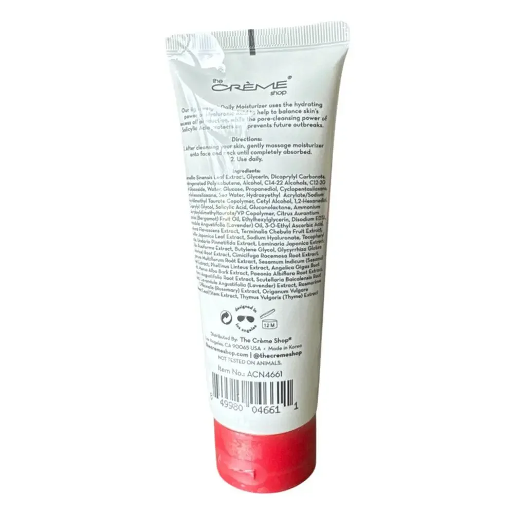 The Crème Shop What Acne? Daily Moisturizer 160ml - Hyaluronic & Salicylic Acid